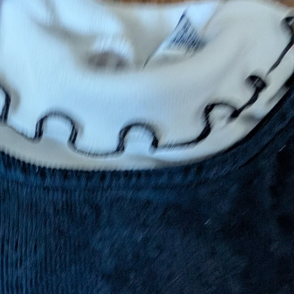 $ Vintage Samara Navy Velour Embroidered Dress With Matching‎ Turtleneck
